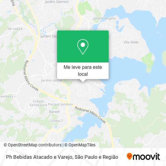 Ph Bebidas Atacado e Varejo mapa