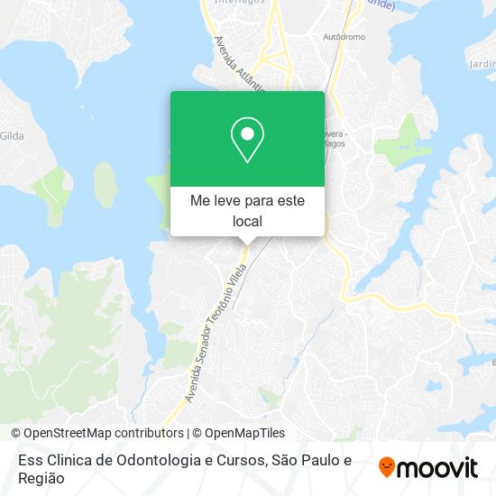 Ess Clinica de Odontologia e Cursos mapa