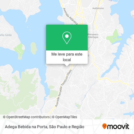 Adega Bebida na Porta mapa