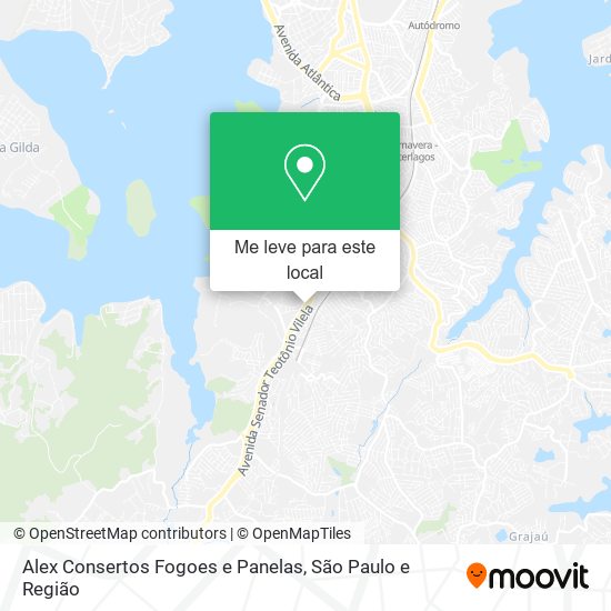 Alex Consertos Fogoes e Panelas mapa