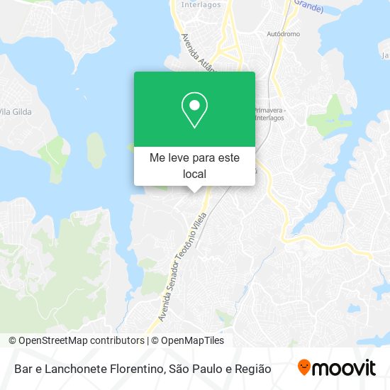 Bar e Lanchonete Florentino mapa