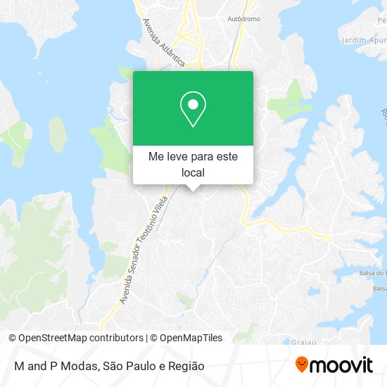 M and P Modas mapa