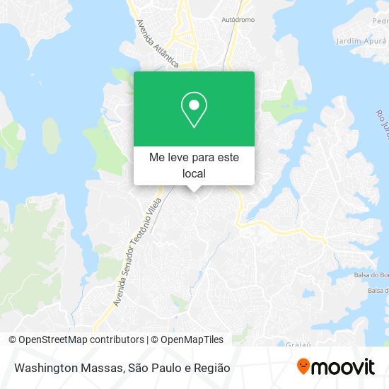 Washington Massas mapa