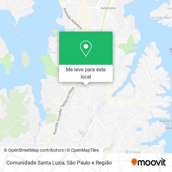 Comunidade Santa Luzia mapa