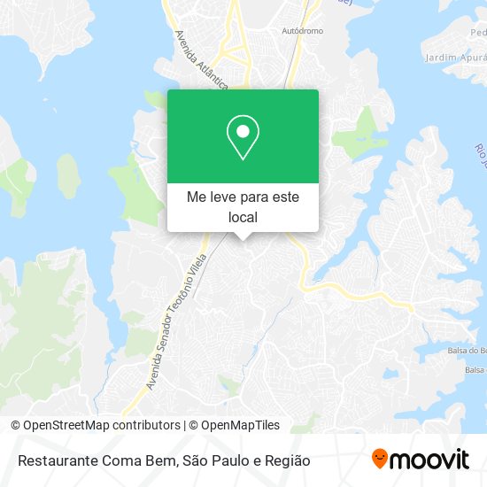 Restaurante Coma Bem mapa