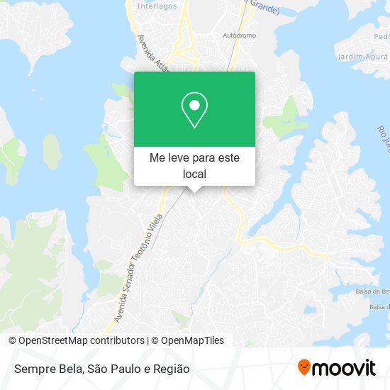 Sempre Bela mapa