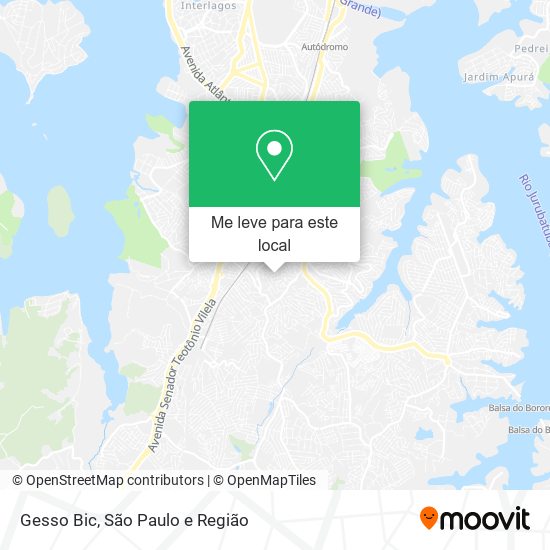 Gesso Bic mapa