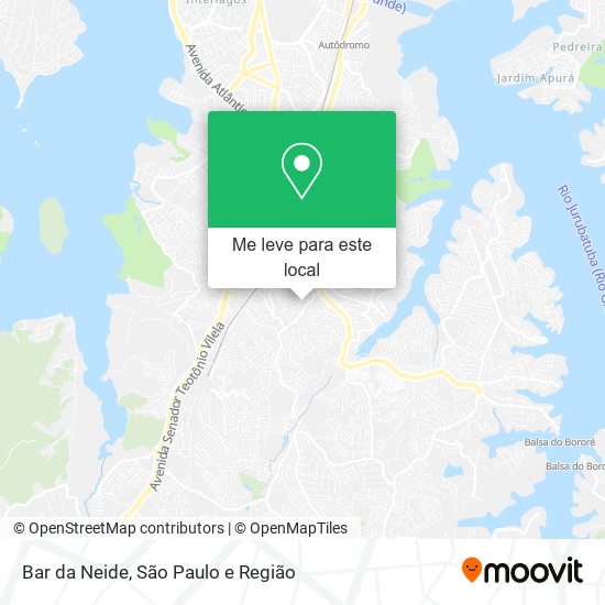 Bar da Neide mapa