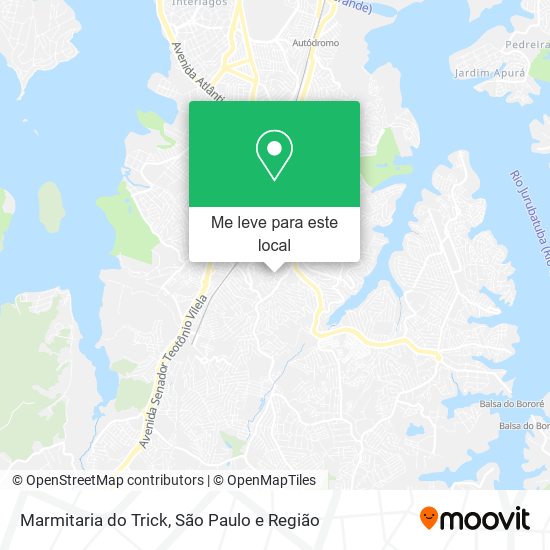 Marmitaria do Trick mapa