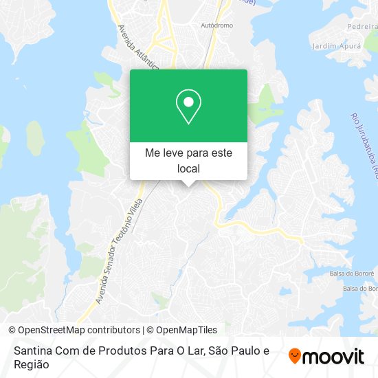 Santina Com de Produtos Para O Lar mapa