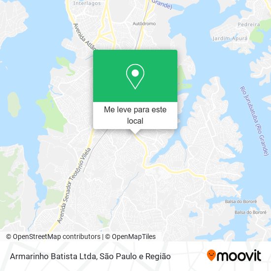 Armarinho Batista Ltda mapa
