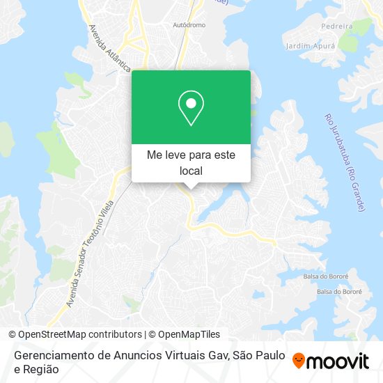 Gerenciamento de Anuncios Virtuais Gav mapa