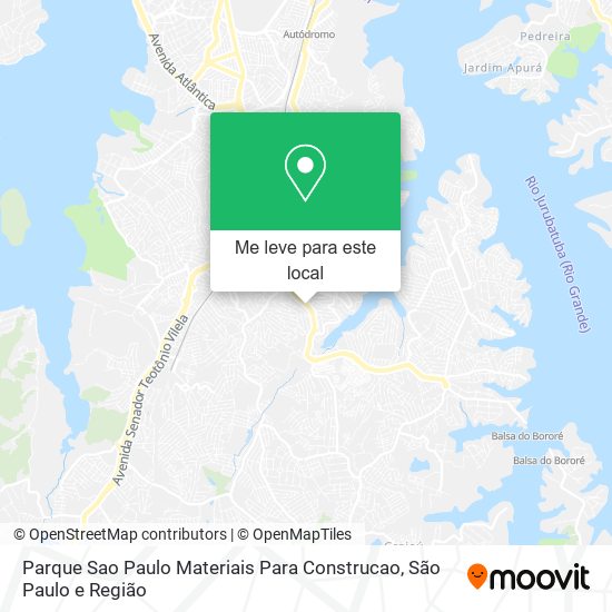 Parque Sao Paulo Materiais Para Construcao mapa