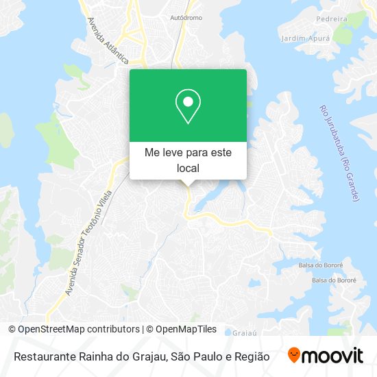 Restaurante Rainha do Grajau mapa