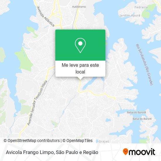 Avicola Frango Limpo mapa