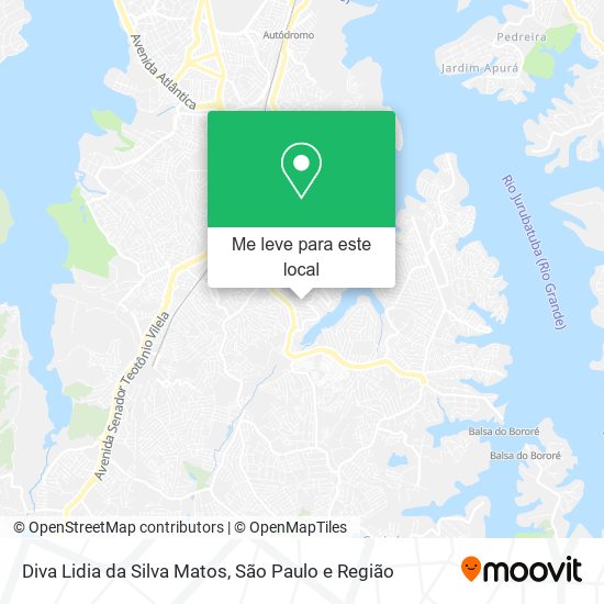 Diva Lidia da Silva Matos mapa