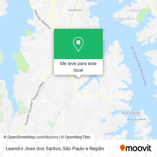 Leandro Jose dos Santos mapa