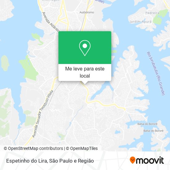 Espetinho do Lira mapa