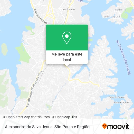 Alexsandro da Silva Jesus mapa