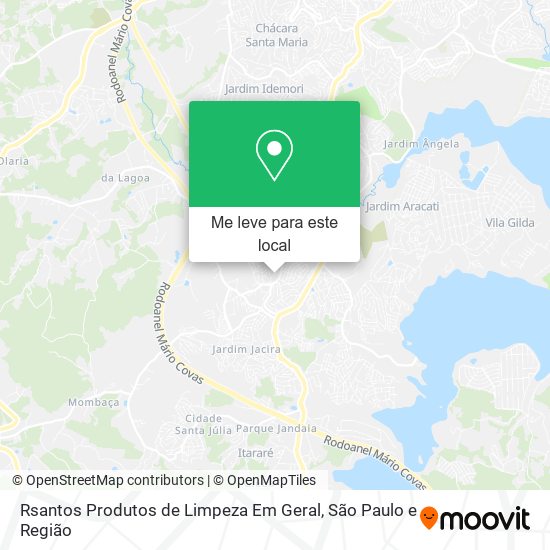 Rsantos Produtos de Limpeza Em Geral mapa