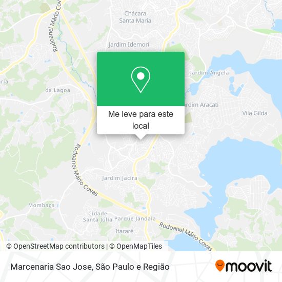 Marcenaria Sao Jose mapa