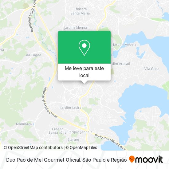 Duo Pao de Mel Gourmet Oficial mapa