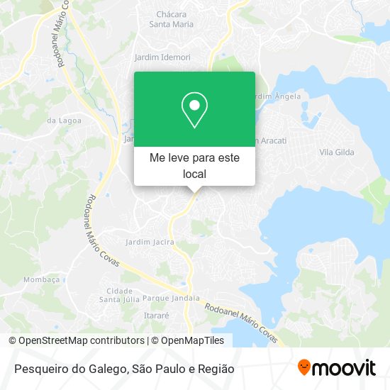 Pesqueiro do Galego mapa