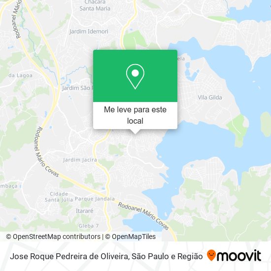 Jose Roque Pedreira de Oliveira mapa
