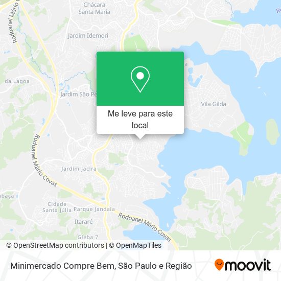 Minimercado Compre Bem mapa