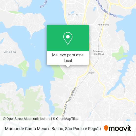 Marconde Cama Mesa e Banho mapa