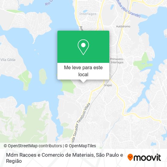 Mdm Racoes e Comercio de Materiais mapa