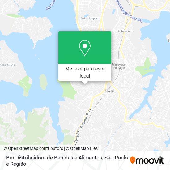 Bm Distribuidora de Bebidas e Alimentos mapa