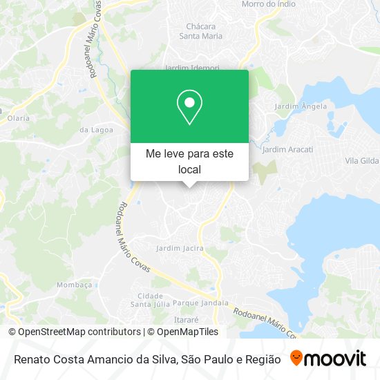 Renato Costa Amancio da Silva mapa