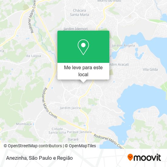 Anezinha mapa