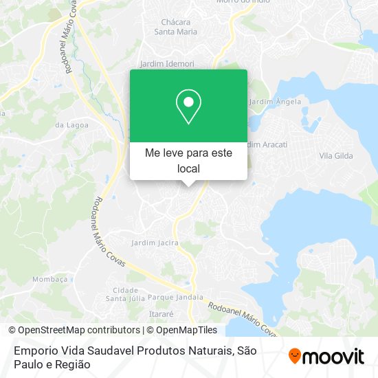 Emporio Vida Saudavel Produtos Naturais mapa