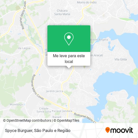 Spyce Burguer mapa