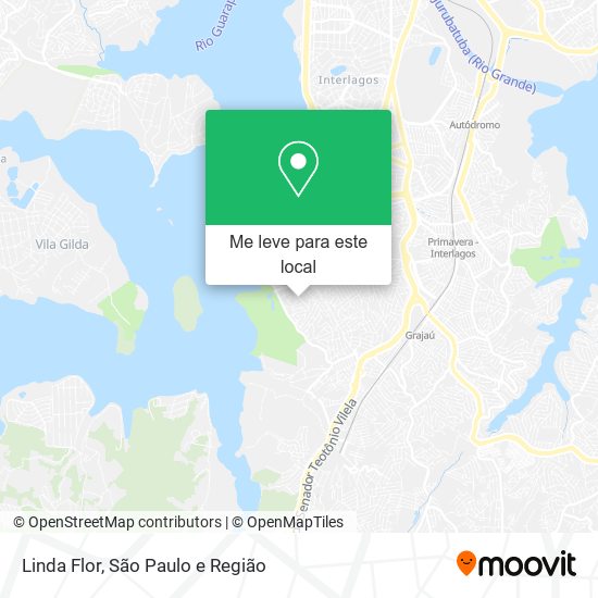 Linda Flor mapa