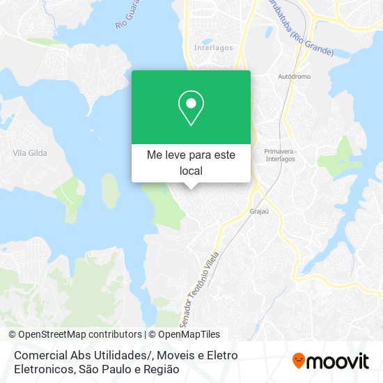 Comercial Abs Utilidades / , Moveis e Eletro Eletronicos mapa