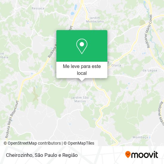 Cheirozinho mapa