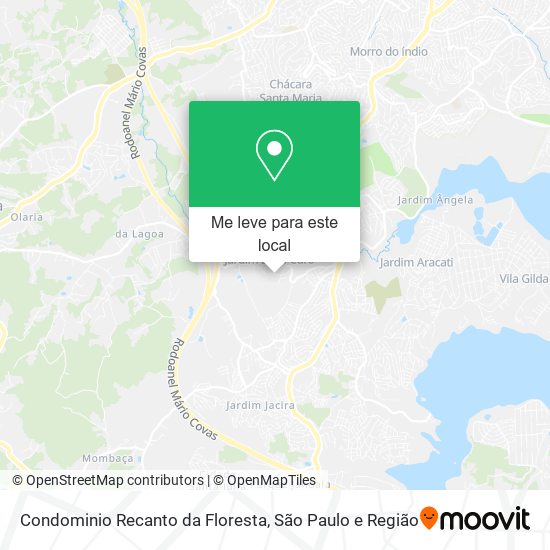 Condominio Recanto da Floresta mapa