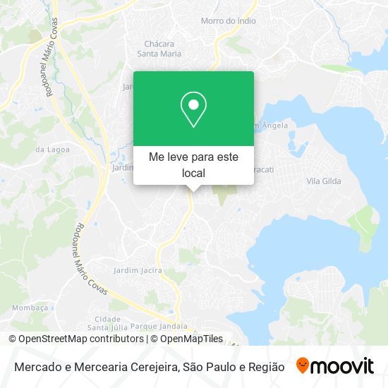 Mercado e Mercearia Cerejeira mapa