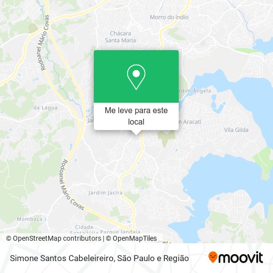 Simone Santos Cabeleireiro mapa