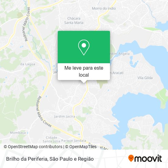 Brilho da Periferia mapa