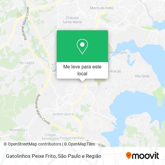 Gatolinhos Peixe Frito mapa