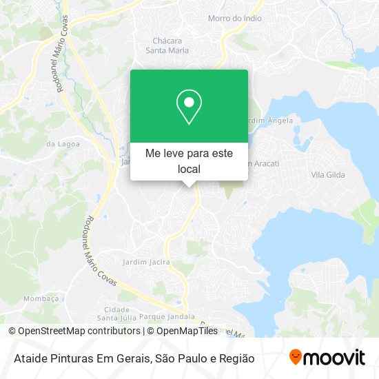 Ataide Pinturas Em Gerais mapa