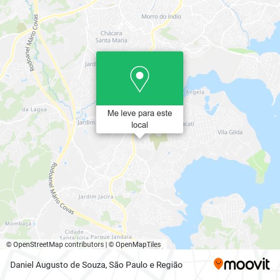Daniel Augusto de Souza mapa