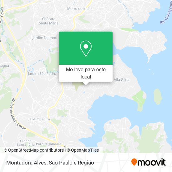 Montadora Alves mapa