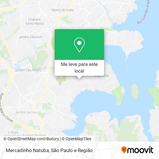 Mercadinho Natuba mapa