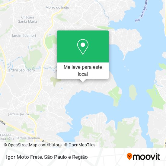 Igor Moto Frete mapa