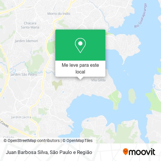 Juan Barbosa Silva mapa